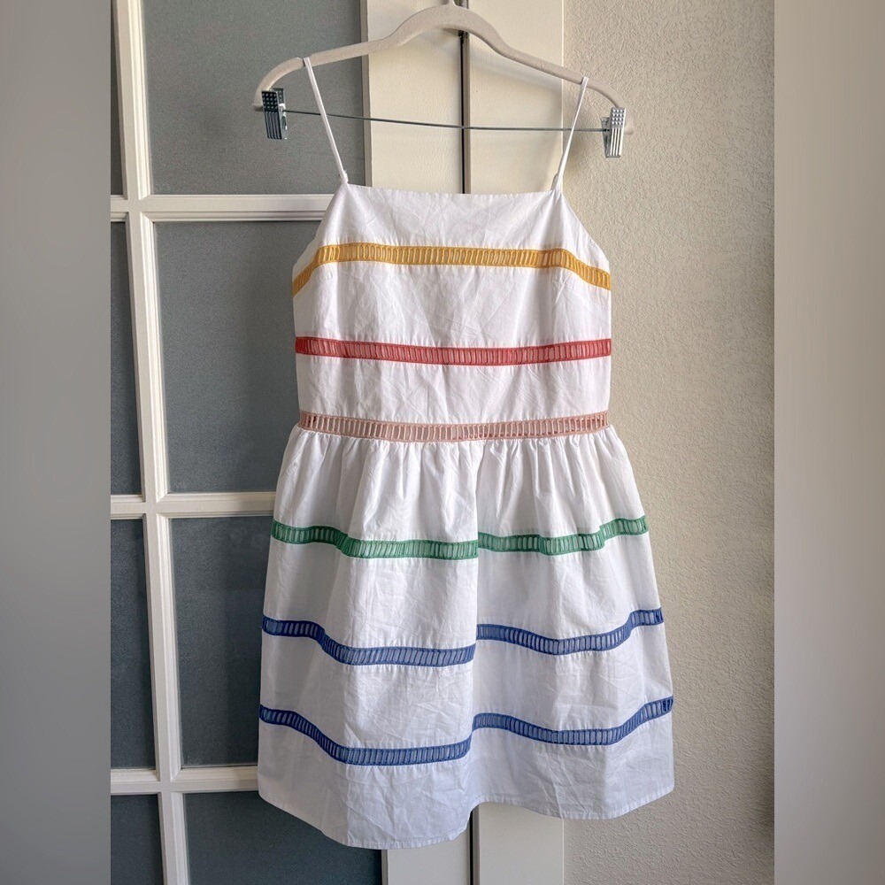 English Factory - Women's White Ladder Lace Dress - Sz Small -Color Multi  - NWT - Picture 3 of 9